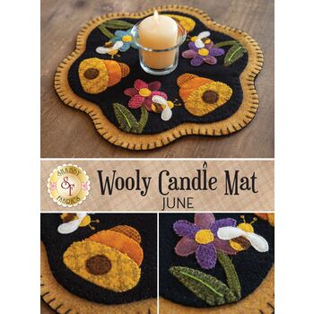 Wooly Candle Mat - June - Wool Kit