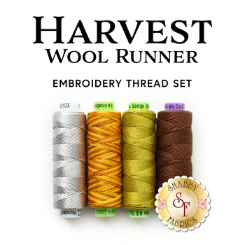 Harvest Wool Runner - 4pc Embroidery Thread Set