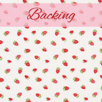  Brightly Quilt Kit - Strawberry Honey Backing 4 Yards