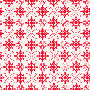 Red Hot C11684-WHITE by Gerri Robinson for Riley Blake Designs
