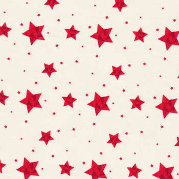 Red Hot C11689-CREAM by Kristy Lea for Riley Blake Designs