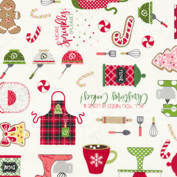 We Whisk You A Merry Christmas 9670-UW by Kimberbell Designs for Maywood Studio