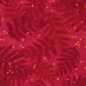Carolina Lilies 48702-12 Ruby by Robin Pickens for Moda Fabrics