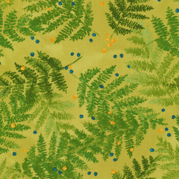 Carolina Lilies 48702-17 Grass by Robin Pickens for Moda Fabrics