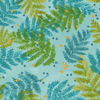 Carolina Lilies 48702-19 Aqua by Robin Pickens for Moda Fabrics REM #2