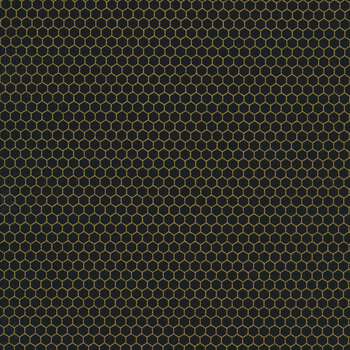 Buzzworthy 9969M-12 Black/Gold by Kanvas Studio for Benartex REM