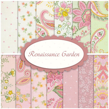 Renaissance Garden  13 FQ Set by Mary Jane Carey for Henry Glass Fabrics