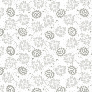 Quilter's Flour III 9945-01W White by Henry Glass Fabrics