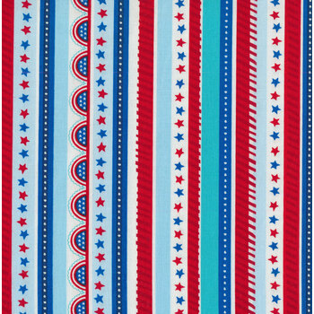 Great American Summer 9860-78 Multi by Emily Dumas for Henry Glass Fabrics REM