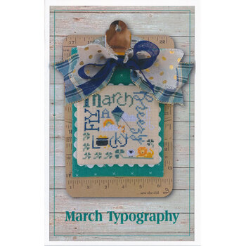 March Typography Pattern