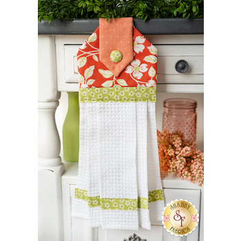 Hanging Towel Kit - Strawberries & Rhubarb - Orange