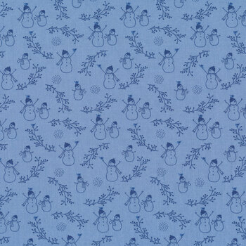 Crystal Lane 2982-14 French Blue by Bunny Hill Designs for Moda Fabrics