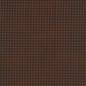 Blushed Houndstooth 7564-78 Chocolate by Cheryl Haynes for Benartex