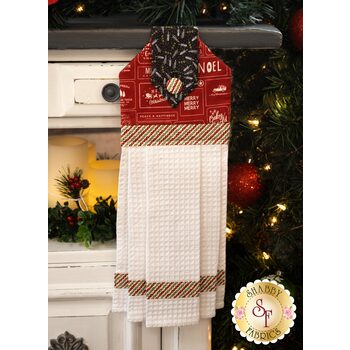 Hanging Towel Kit - The Christmas Card - Red