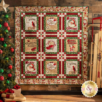 Postcard Holiday Quilt Kit