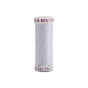 Sulky 60 wt PolyLite Thread #1001 Bright White - 440 yds