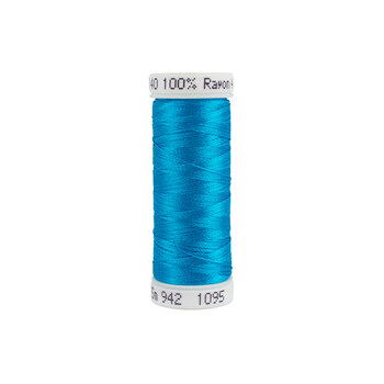 Sulky 40 wt Rayon Thread #1095 Turquoise - 250 yds