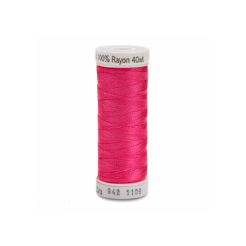 Sulky 40 wt Rayon Thread #1109 Hot Pink