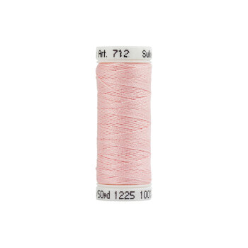 Sulky 12 wt Cotton Petites Thread #1225 Pastel Pink - 50 yds