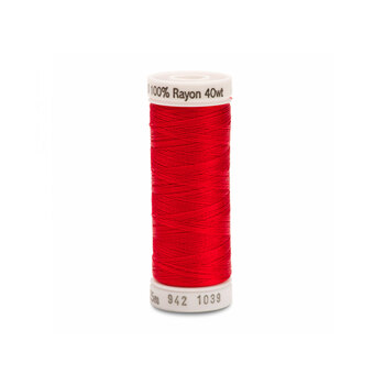 Sulky 40 wt Rayon Thread #1039 True Red - 250 yds