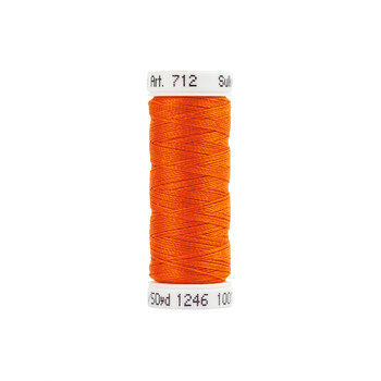 Sulky 12 wt Cotton Petites Thread #1246 Orange Flame - 50 yds