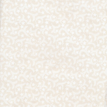 Star Spangled A-9938-L Star Branches White by Andover Fabrics