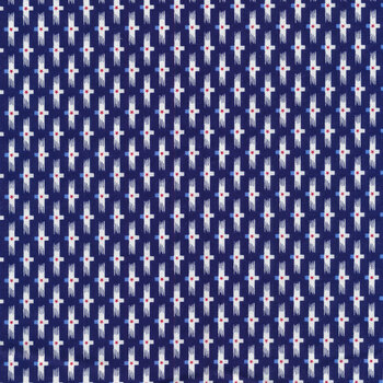 Star Spangled A-9939-B Backgammon Stars Blue by Andover Fabrics REM #2