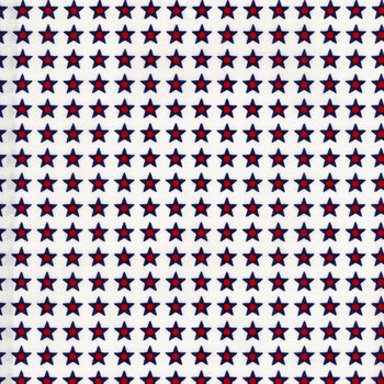Star Spangled A-9941-L Star Field White by Andover Fabrics