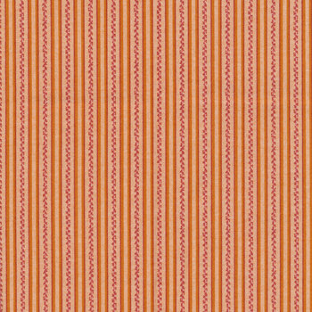 Lady Tulip A-187-O Burnt Orange Morning Ray by Edyta Sitar for Andover Fabrics REM
