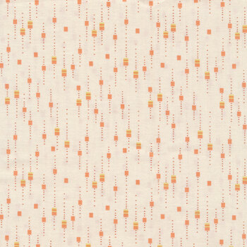 Lady Tulip A-193-O Melon Leisurely Stroll by Edyta Sitar for Andover Fabrics