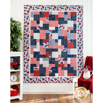  Easy as ABC and 123 Quilt Kit - Land That I Love 