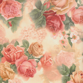 Sweet Blush Rose 4637-MU by P&B Textiles