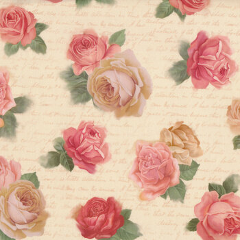 Sweet Blush Rose 4638-MU by P&B Textiles