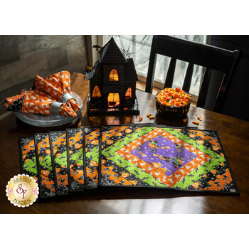  Quilt As You Go Casablanca Placemats Kit - Here We Glow - Makes 6