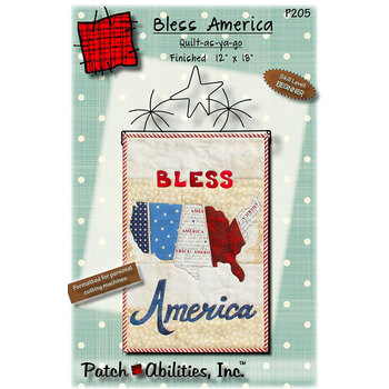 Bless America Wall Hanging Pattern