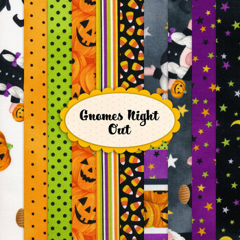 Gnomes Night Out  Yardage by Northcott Fabrics