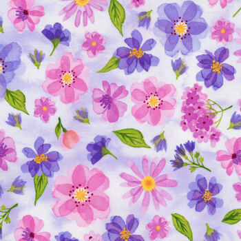 Pressed Flowers 24649-82 by Northcott Fabrics
