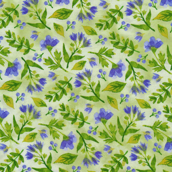 Pressed Flowers 24651-72 by Northcott Fabrics