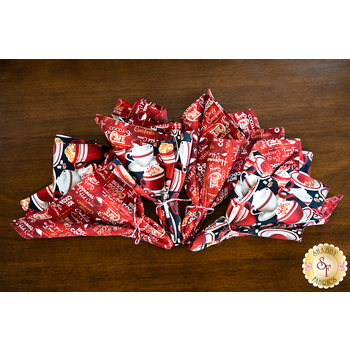 Cloth Napkins - Time for Hot Cocoa - SET OF 4 SAMPLES