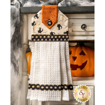 Hanging Towel Kit - Retro Halloween - White