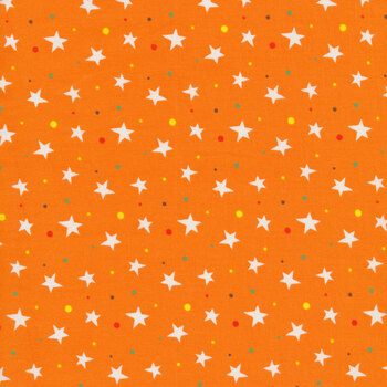 Boo! Glow In The Dark 248G-33 Orange by Henry Glass Fabrics