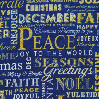 Christmas Joy 24775M-46 by Northcott Fabrics