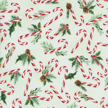 Holiday Sweets U4993-74G Mint Gold by Hoffman Fabrics