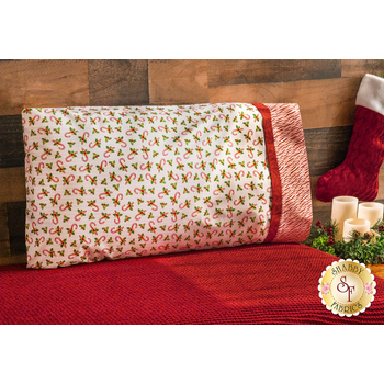  Magic Pillowcase Kit - Here Comes Santa - Standard Size - Candy Canes
