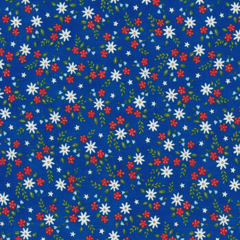All American 56024-12 Blue by Deb Strain for Moda Fabrics
