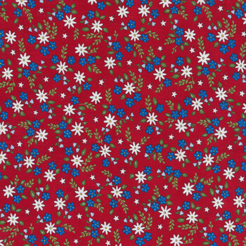 All American 56024-13 Red by Deb Strain for Moda Fabrics REM