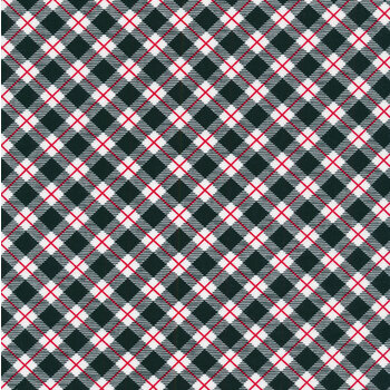 Candy Cane Lane 24125-14 Charcoal Dress Plaid by Moda Fabrics