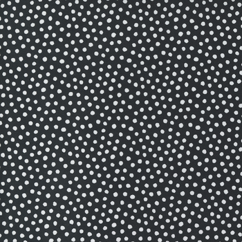 Candy Cane Lane 24122-18 Charcoal Blizzard Dot by Moda Fabrics