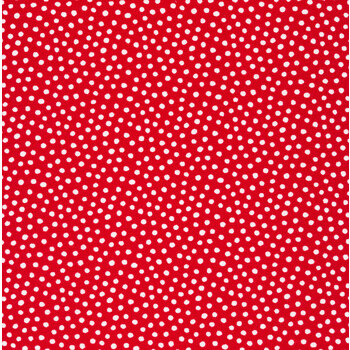 Candy Cane Lane 24122-16 Cardinal Blizzard Dot by Moda Fabrics