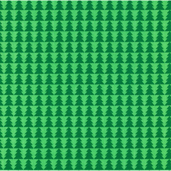 Candy Cane Lane 24121-16 Evergreen Tonal Pine Trees by Moda Fabrics